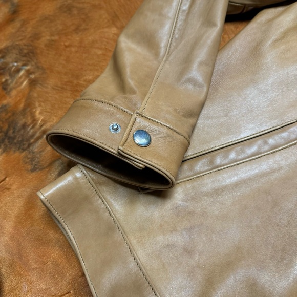 Thursday Boot Company Tan Leather Jacket - Picture 6 of 8